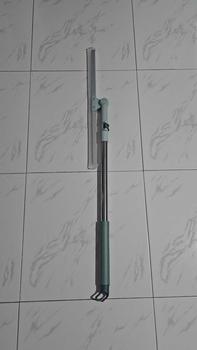 Product Review of [SG Stock]52cm Silicone Floor Scraper Wiper Extendable Broom Magic Broom Bathroom Wiper Glass Sweeping Hair Retractable from A**e 0