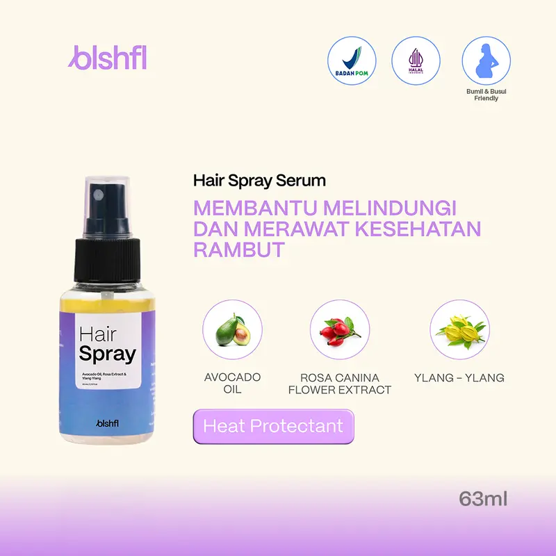 Blishful Best Deal After Shower Essential (Hair Tonic & Hair Spray) Haircare Rontok Kering 3