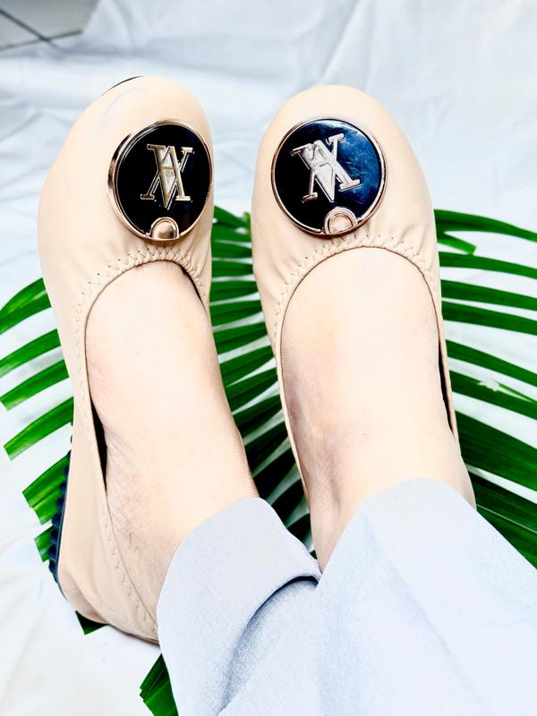 B7-TDR Sepatu Kerja Kantoran Santai Wanita Flat Shoes 0