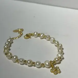 Gelang mutiara air tawar model simpel elegandm