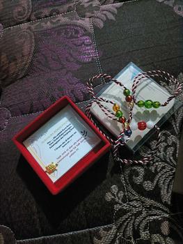 Product Review of April Gallery - Paket 3 Gelang Tridatu Mantra Panca Rose Cinta Perempuan Laki-laki Batu Aksesoris Benang Putih Bracelet from F**🥰 0