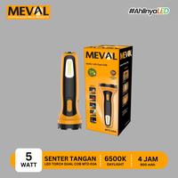 Gambar MEVAL Senter LED Dual Fungsi DUAL COB 5 Watt - Putih dari MEVAL ID Kota Tangerang 1 Tokopedia