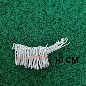 GANTUNGAN HOOK RAM AKSESORIS UK 10cm,15cm,20cm,harga per (10 pcs/ 1 ikat) Besi Putih