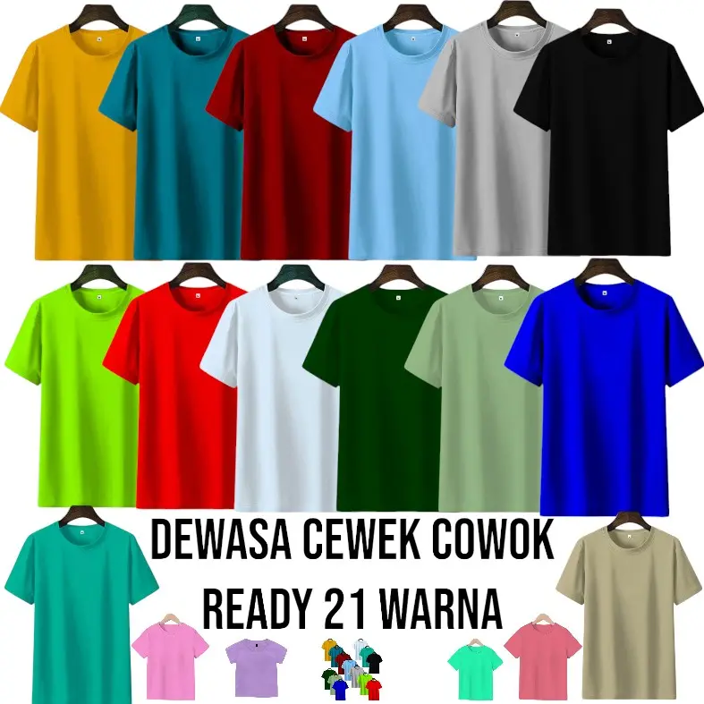 COD T-SHIRT KAOS DISTRO POLOS DEWASA PRIA ,WANITA Unisex Oblong  Combed