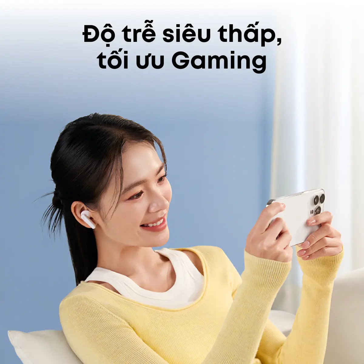 Tai nghe bluetooth Soundcore R50i (P20i) siêu nhỏ gọn | 30 giờ phát nhạc | Chống nước IPX5- Tai nghe không dây- Tai nghe bluetooth pin trâu-Bảo hành 18 tháng- Hàng chính hãng | BigBuy360 - bigbuy360.vn