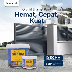 Orchid Enamel Paint Cat Besi dan Kayu Waterbased 400 Gram