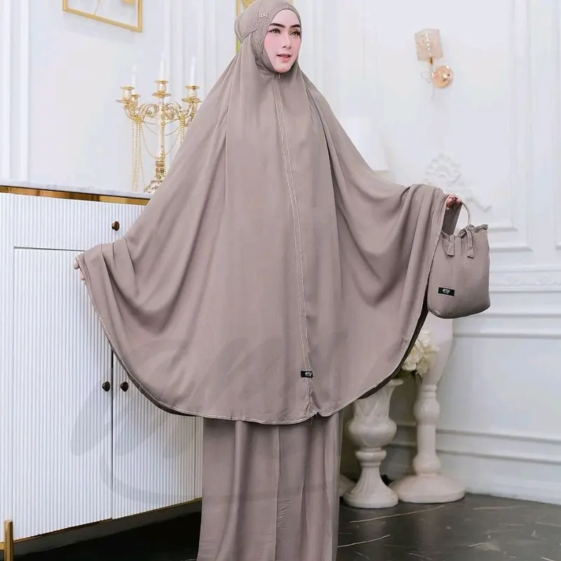 MUKENA QONITA PRAYER SET PREMIUM BY ARSY HIJAB MUKENA DEWASA JUMBO MUKENA DAILY STELAN MUKENA RAYON TWILL ADEM FREE TAS 5