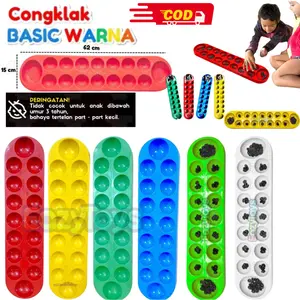 Mainan Anak Congklak Plastik Mainan Dakon Ukuran Besar 62 Cm