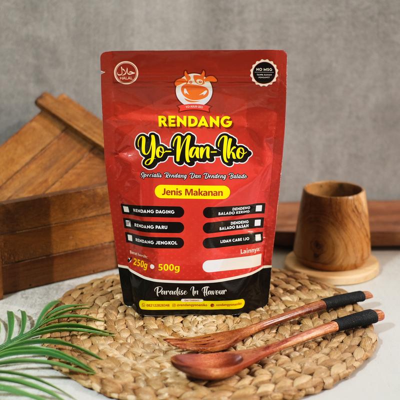 Rendang Daging Sapi 500 gram || Rendang Yonaniko || Rendang Premium 1