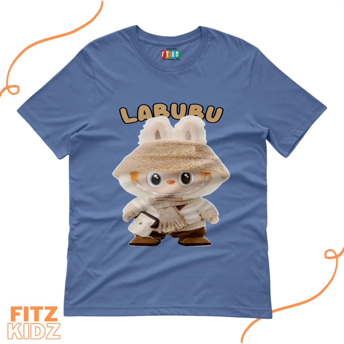 Kaos Anak Unisex Gambar Boneka bubu Distro 30s Sablon - FITZKIDZ - Fashion