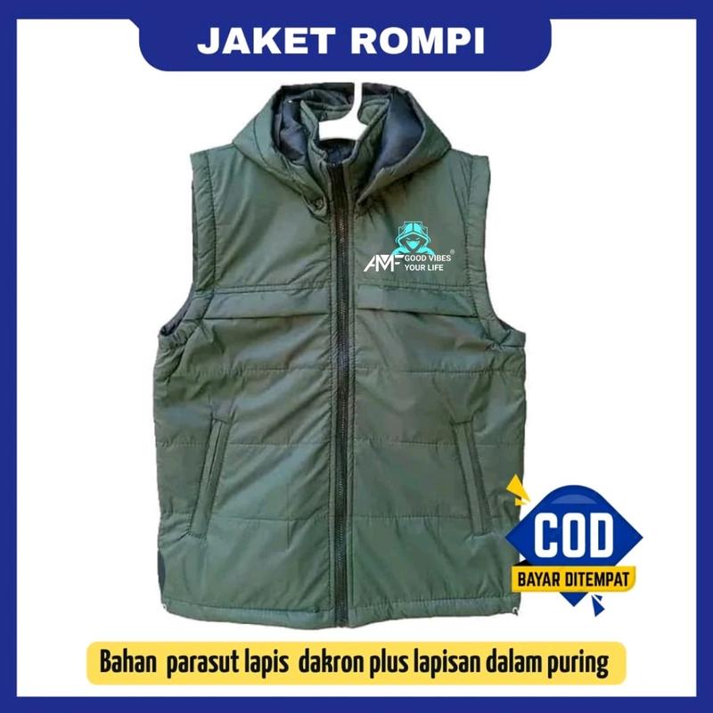 rompi pria  jaket rompi  dewasa  jaket Rompi Hitam Polos Navy 0
