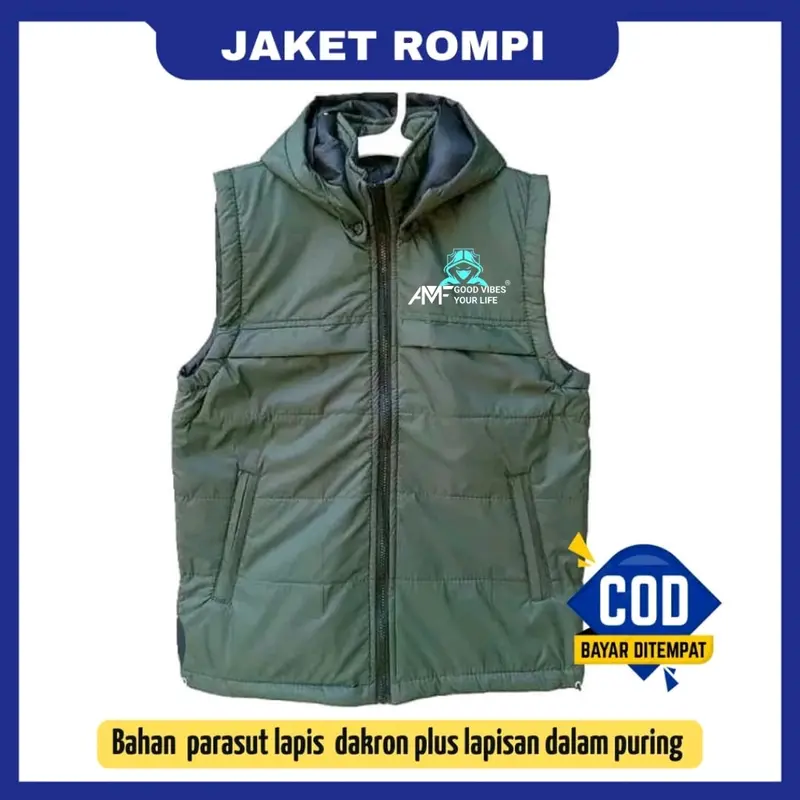 rompi pria  jaket rompi  dewasa  jaket Rompi Hitam Polos Navy 0
