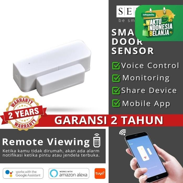 SEYVEN Door Sensor Sensor Pintu / Sensor Jendela Wifi Tuya Smartlife ...