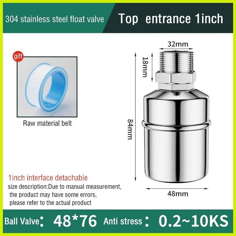 304 Stainless Steel Float Valve Level Level Water Controller sepenuhnya otomatis 7
