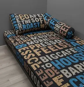 Sprei Kain Katun Dingin Premium 90x200 cm Karet Anti Geser Sarung Bantal & Guling 1 Set Bahan halus SpreiKekinian SpreiEsteti