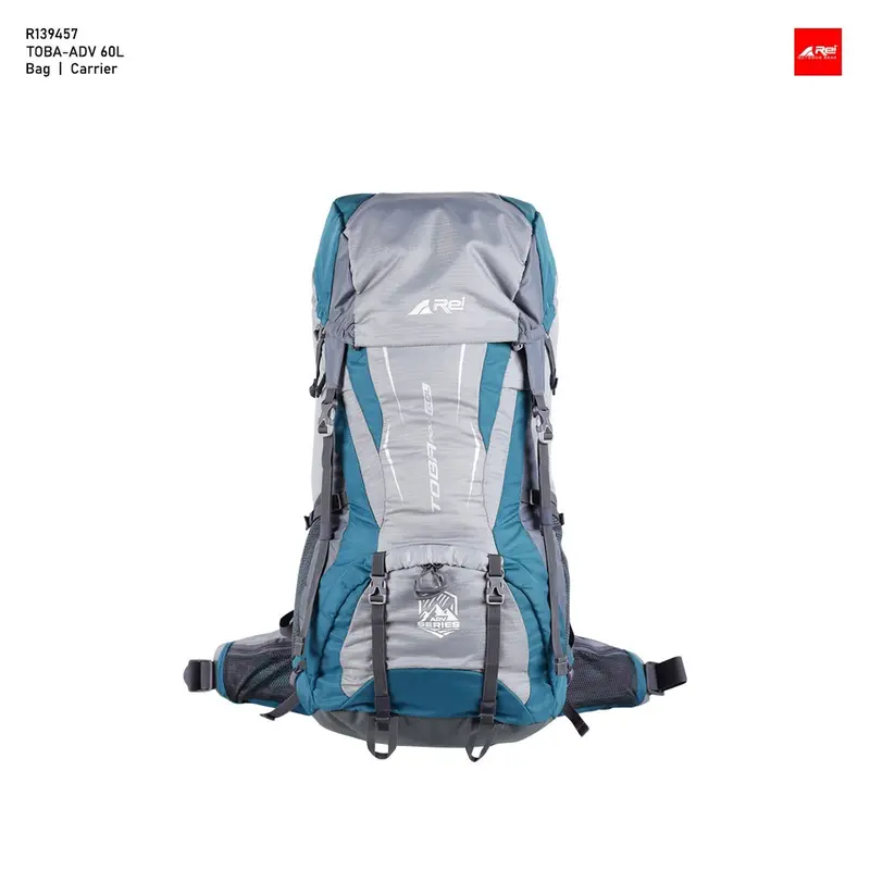 Carrier Arei Toba Adv 60 Liter Tas Gunung 60L Kerir Keril Backpack Tas Punggung Camping Ransel Outdoor Travel Pria Wanita Arei Outdoorgear 2