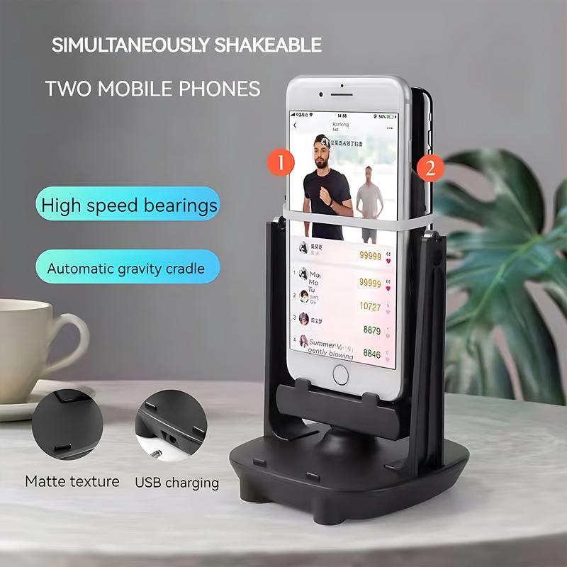 Penggoncang Telefon Bimbit, untuk Dua Telefon, Goncang Automatik ...