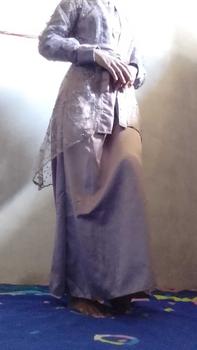 Product Review of NHB - Fuji Dress Satu Set Inner Outer Kimono Fashion Gamis Muslim Wanita Pesta Kondangan Bridesmaid Wisuda Brokat Tille Bordir Motif Bisa Cod from K** i** 0