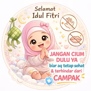 Pin Bross Bayi Jangan Cium Aku dulu | Aksesoris bayi Custom