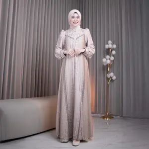 Devina Dress Mom - Dress Muslimah Terbaru Mewah Dan Elegan