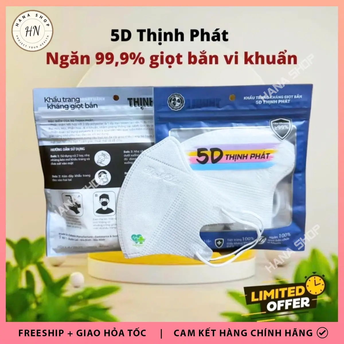 200 Cái Khẩu Trang Thịnh Phát 10 Màu Trendy Không Dệt Đen Phụ Kiện Accessories Vải Dệt Polypropylene Xám Che Mặt Khẩu Trang Khau Trang