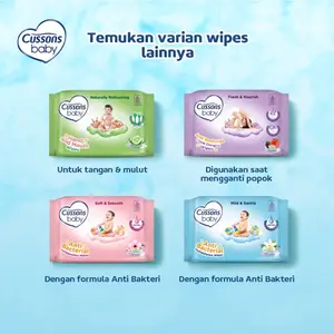 PROMO EKSKLUSIF! Tisu Basah Bayi Cussons Fresh & Nourish 45's x3 - Ganti Popok - Tissue