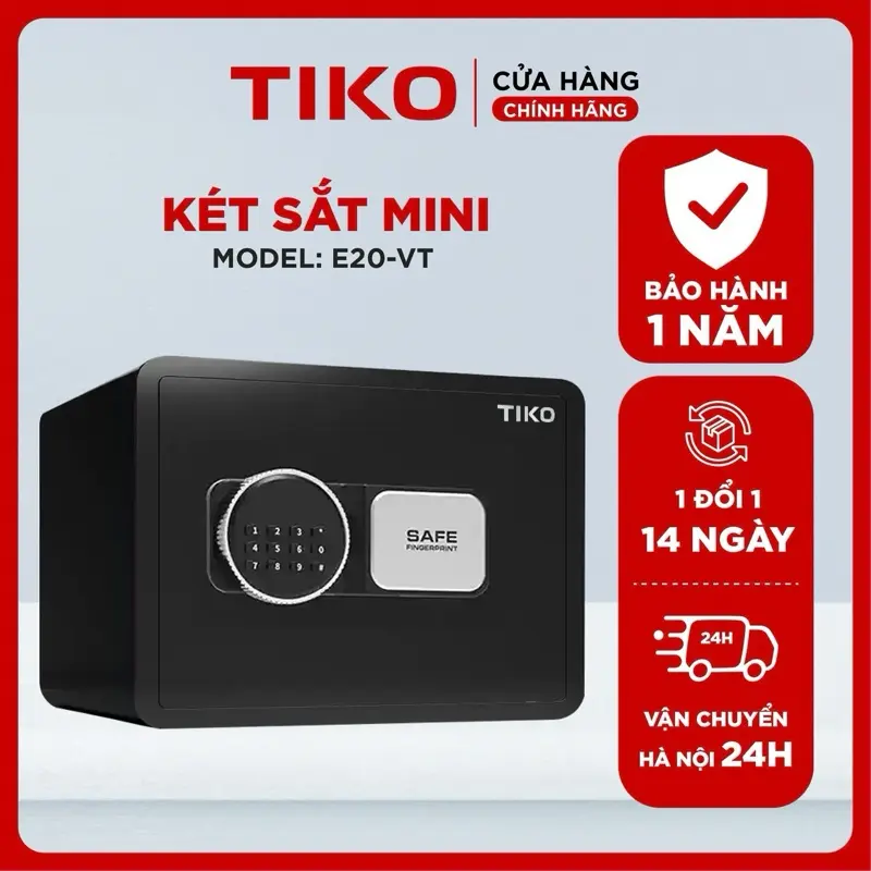 KÉT SẮT  TIKO mật mã, PHIÊN BẢN MỚI NHẤT , KÉT SAPE - KÉT SẮT MINI KHÓA SỐ ĐIỆN TỦ THÔNG MINH