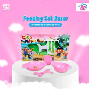Boohati - Cico Miko - Set Alat Makan Bayi Besar BPA Free | Feeding Set Bayi Food Grade