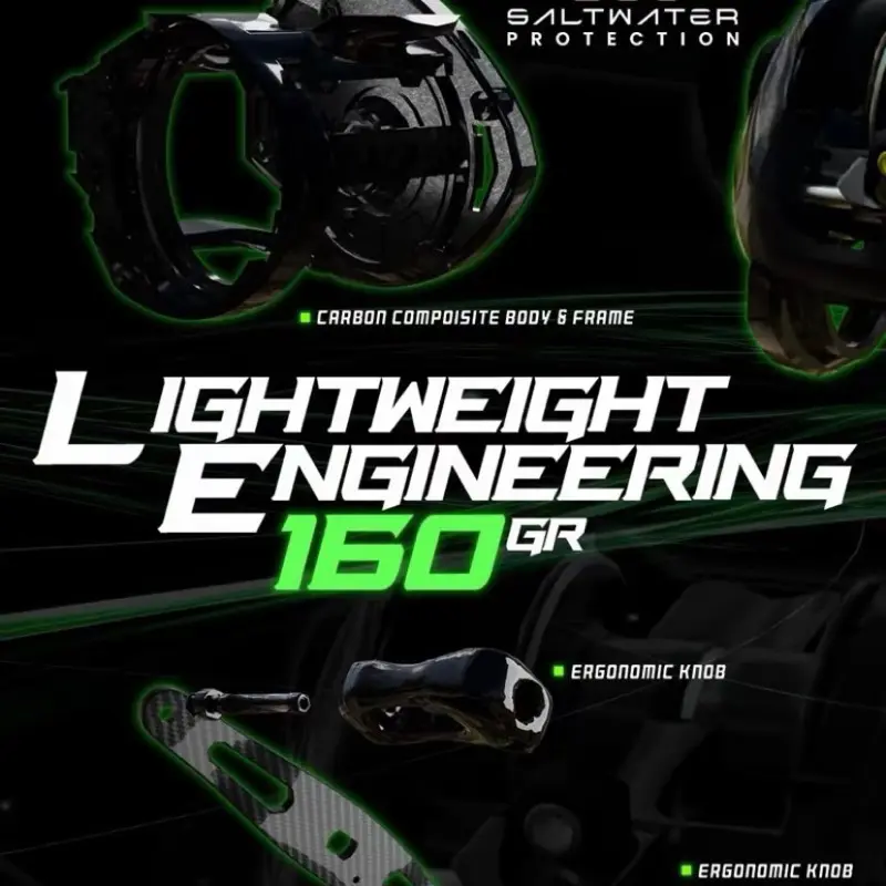 Reel Bc Daido Predator Sw Proseries II Carbon Body 4