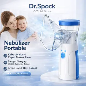 Dr.Spock Nebulizer Portable / alat Nebulizer Anak / Nebulizer N7 Plus alat pengatur nafas Pelancar