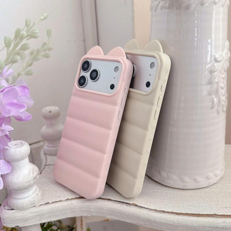 Tai mèo nổi 3D phiên bản mới, ốp bảo vệ điện thoại cho iPhone17/16/15,…