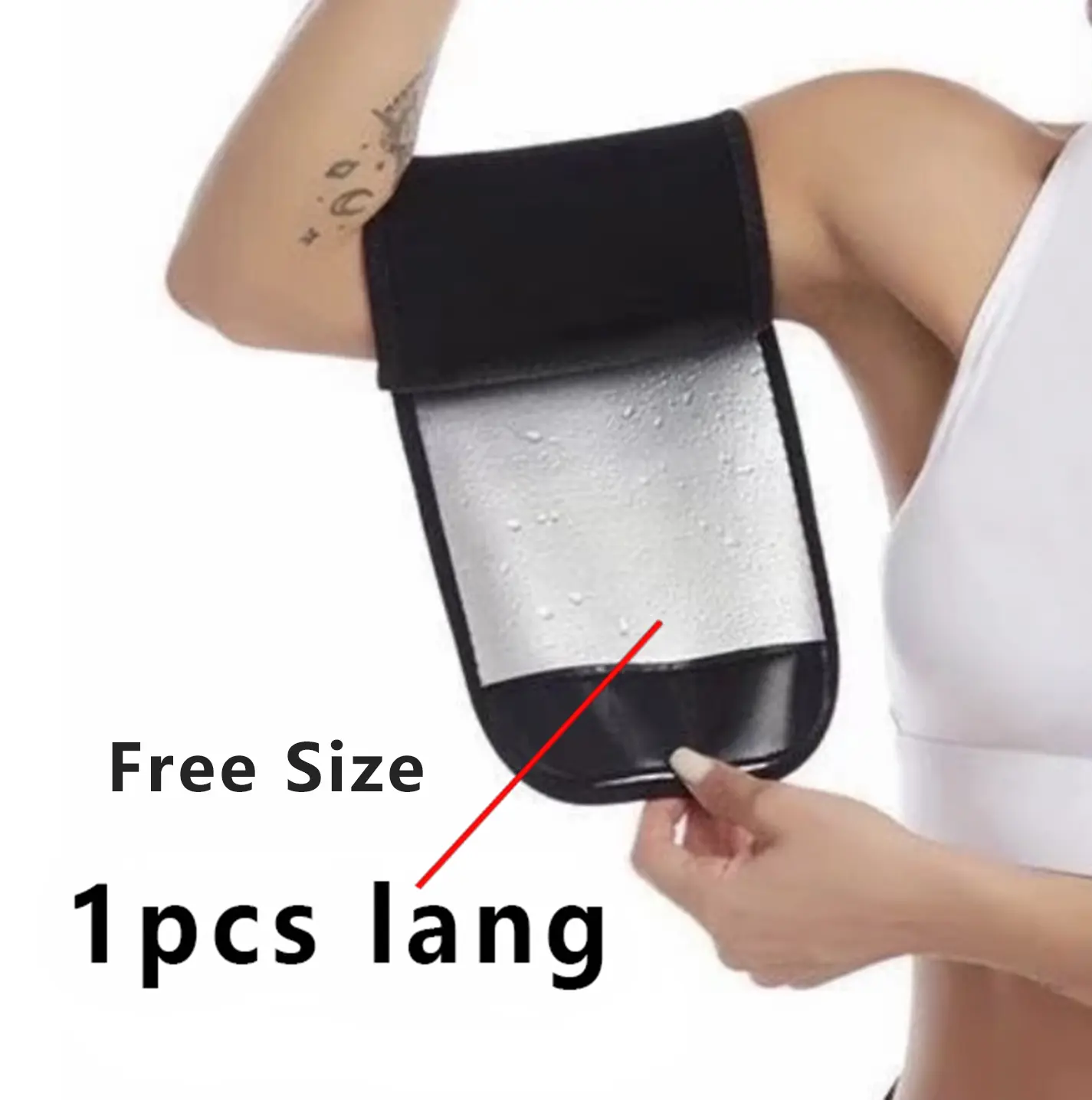 1pcs Women's Sports Sweat-Wicking Arm Guard Velcro Training Armband