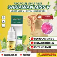 Gambar Perawatan Sariawan Miss V Gatal Dan Perih, Luka Lecet Bernanah, Membersihkan Keputihan Bau Becek, Kutil Kelamin, Jerawat Miss V - Cairan Tetes Propolis SM Feminine dari Tria Herbal Store Kota Administrasi Jakarta Barat 1 Tokopedia