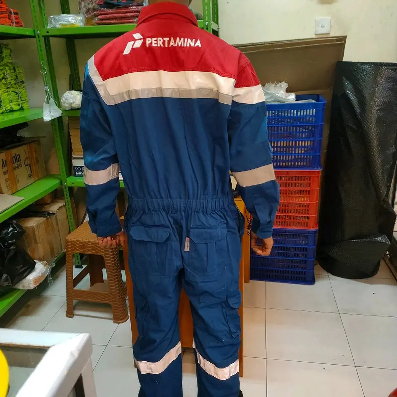 Coveroll Pertamina New Nomex IIIA Original Berkualitas 100% - Baju Seragam Pertamina 2