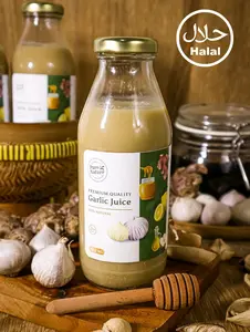 [2 Botol] PureNature Garl1juice Jus Bawang Putih Tunggal Dengan Jahe Merah Madu Lemon Cuka Apel BPOM HALAL