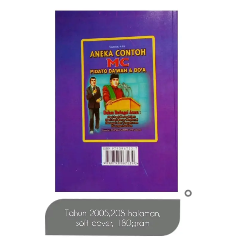 Paket 2 buku PANDUAN MENYAMPAIKAN KATA SAMBUTAN KEAGAMAAN DAN KEMASYARAKATAN + ANEKA CONTOH MC PIDATO DA'WAH & DO'A 4