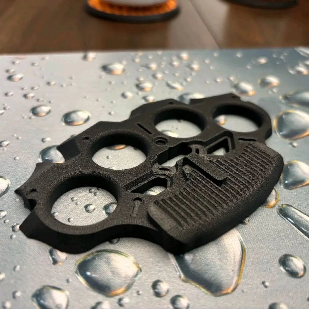 Brass Knuckles - Mainan 3D Printing