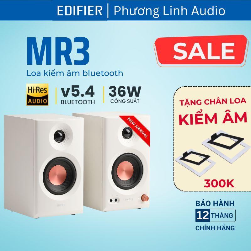 Loa Edifier MR3, Loa kiểm âm Hires Audio, Bluetooth v5.4 mới nhất, 2 Chế độ Nghe nhạc và Làm nhac, Củ loa Bass 3.5" | Hàng Chính Hãng - Bảo hành 12 tháng