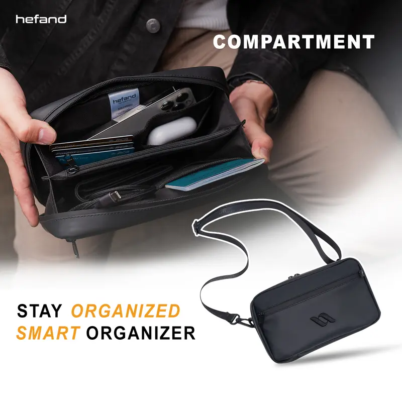 Hefand.co - Handbag Pria Aero Exclusive Tas Selempang & Genggam Clutch Pouch Wallet Kecil Hand bag Sling bag Slempang Pria Waterproof Tahan Air Cocok Untuk Kado Pria Ulang Tahun Pacar Cowok 5