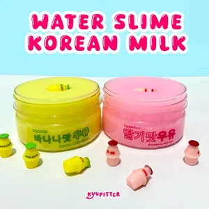 WATER SLIME KOREAN MILK BY KYUPITTER - WATER SLIME VIRAL - WATER SLIME MURAH