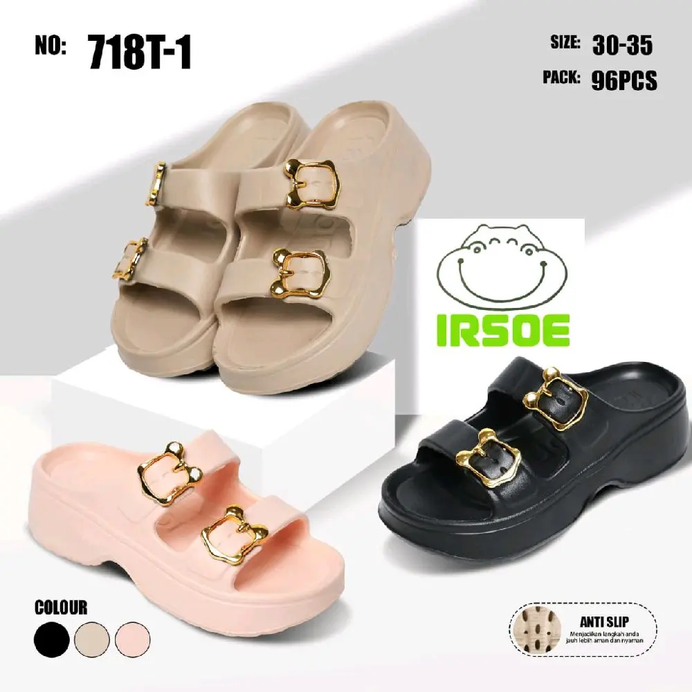 Irsoe sandal Ban dua anak terbaru kekinian anti slip dan enteng