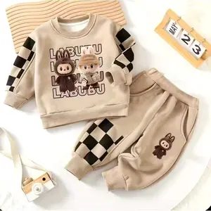 COD SWEATER LABUBU ANAK VIRAL KOMBINASI CATUR/SETELAN BONEKA LABUBU CATUR ANAK KEKINIAN 1-8TAHUN Laki-Laki Perempuan Parsel
