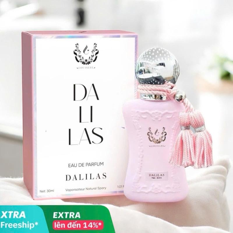 T12 - NƯỚC HOA NỮ ĐALI- LAS HỒNG EAU DE PARFUME 30ml