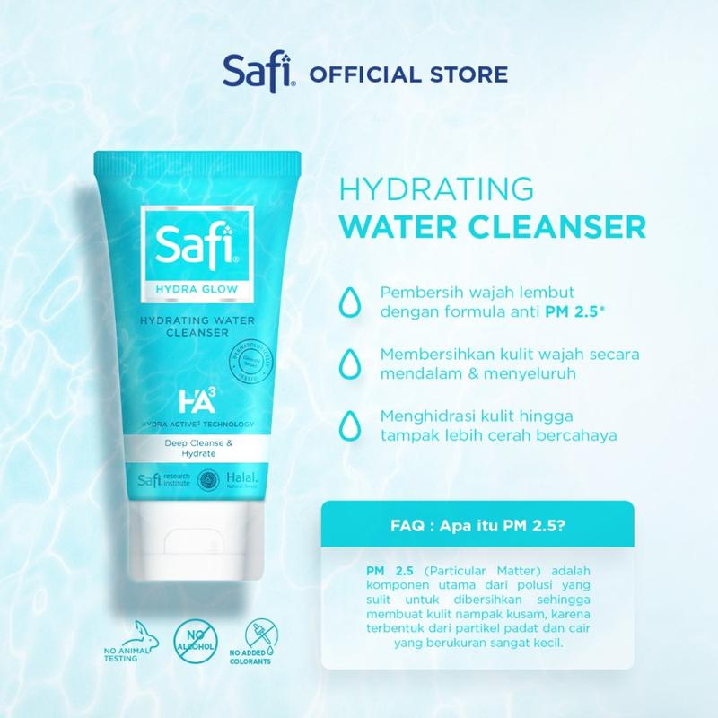 [Shireen's Choice] Hydra Glow Triple Pack - Safi Hydra Glow Hydrating Water Cleanser 125gr 3