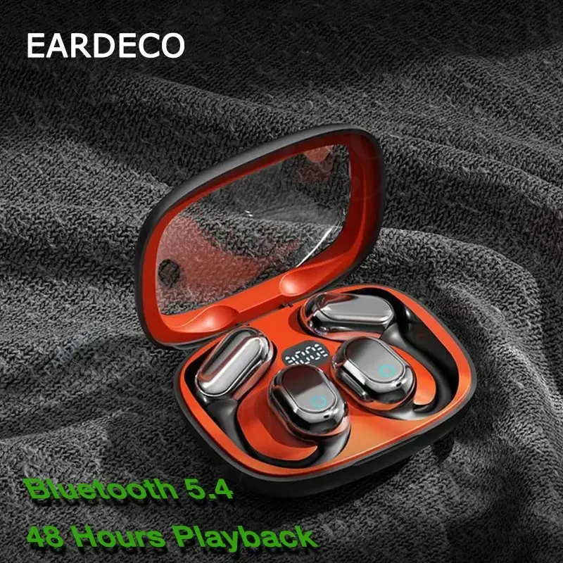 Open No In-Ear Wireless Bluetooth Headphones - High Sound Quality, Noise Canceling Sports Headphones