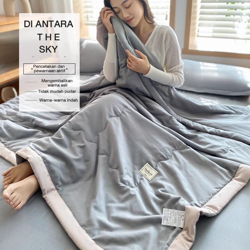 Selimut Dingin Korea Katun 100% Minimalis Polos, Selimut Tidur Musim Panas Super Lembut Adem, Quilt Tipis Nyaman untuk Kamar AC, Bahan Halus Tidak Pengap Bisa Dicuci Mesin Selimut Dingin Korea Katun 100% Minimalis Polos, Selimut Tidur Musim Panas Super Lembut Adem, Quilt Tipis Nyaman untuk Kamar AC, Bahan Halus Tidak Pengap Bisa Dicuci Mesin