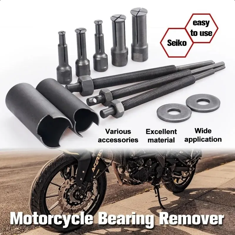 Bearing Puller Set 12 Pcs CVT Treker Lepas Pembuka Bearing Laher Tutup CVT Treker Bearing Dalam Treker Laher 1