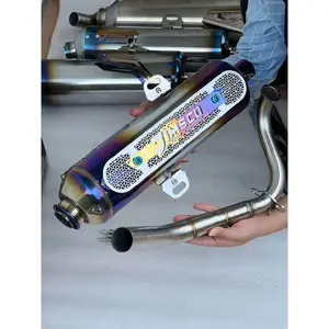 Knalpot Standar Racing JIMSCO Racing Original PCX Nmax Aerox ADV  Vario Scopy Mio Beat Stylo Free Baut Titanium Motorcyle