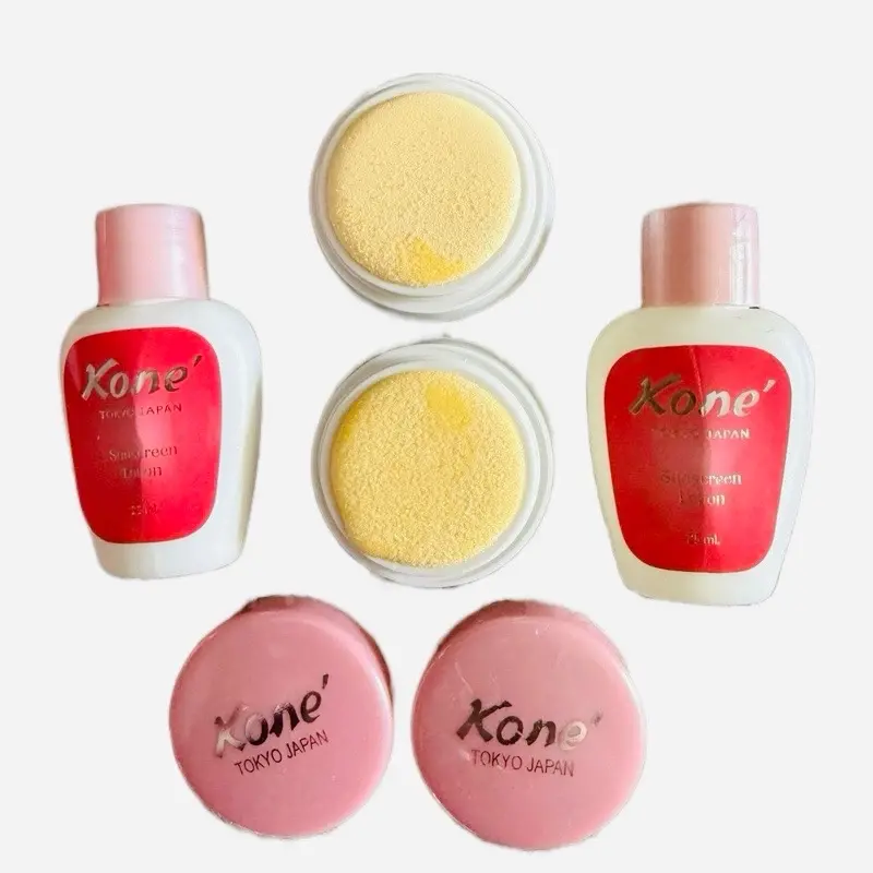 [combo 5 hộp] kem dưỡng da, hổ trợ da mụn, thâm sạm nám tàn nhang, Kone Thái Lan (1 sét gồm 1 kem dưỡng + 1 chai nước) 4