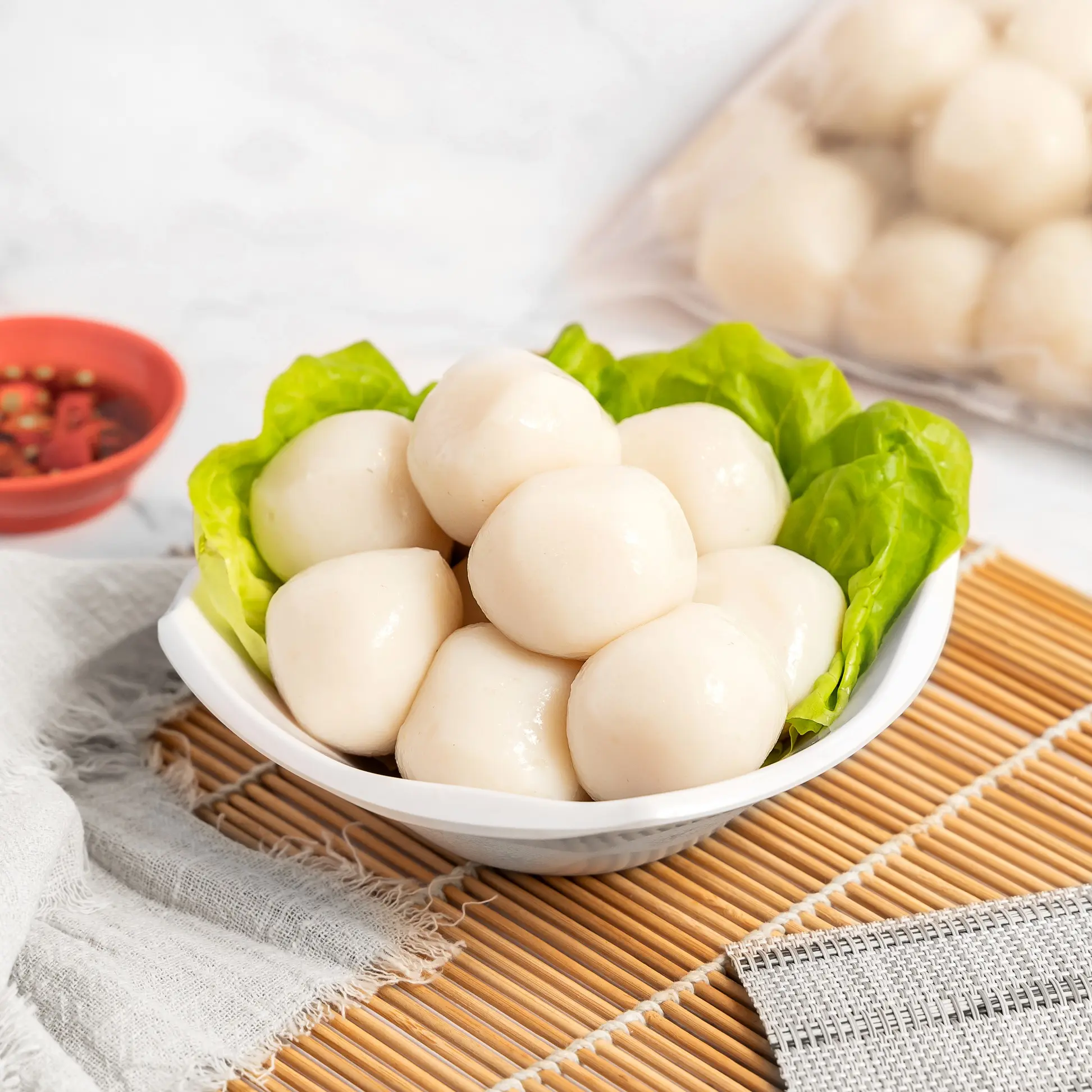 Ming Fa Fresh Jumbo Fishballs - 10pcs, 100% No Starch Great in Soup